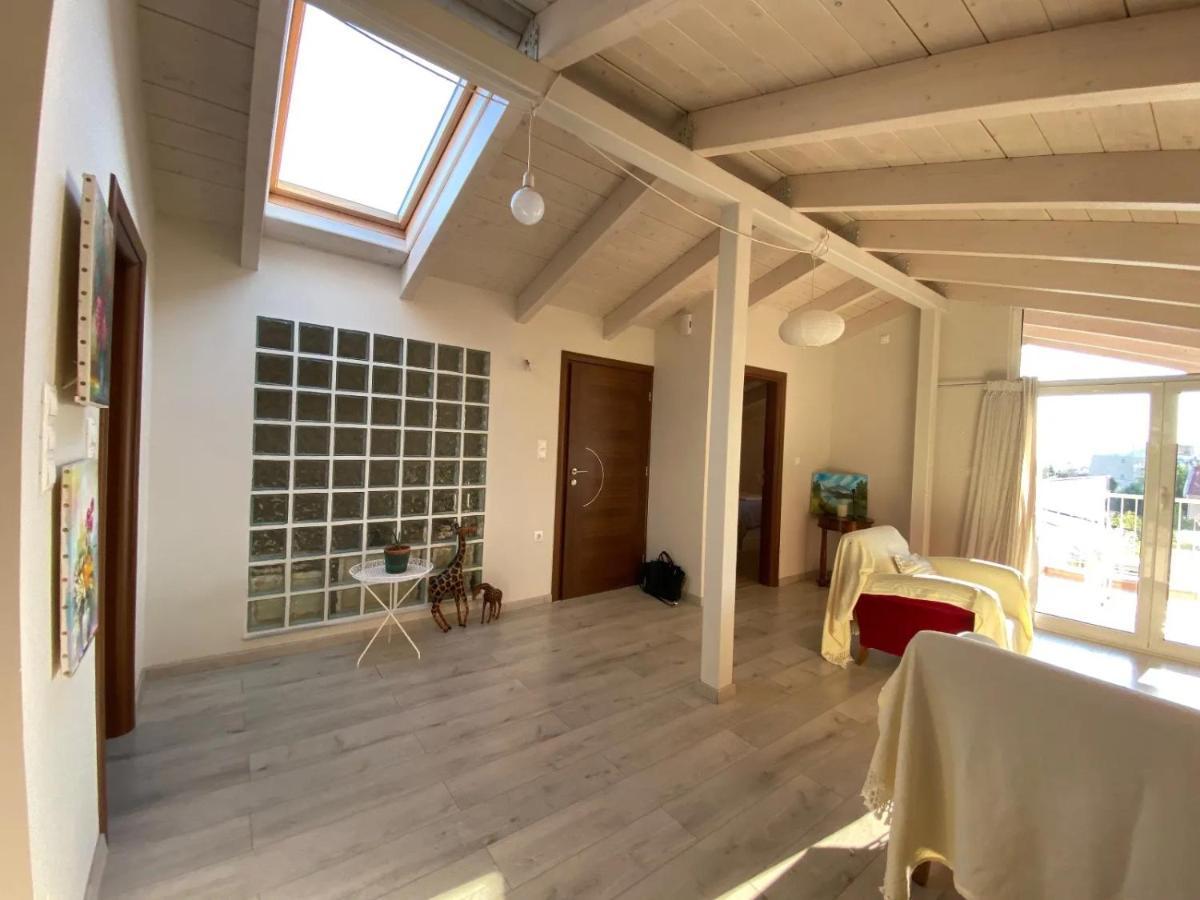 Sunny Apartment With Mountain View Patras Exteriör bild