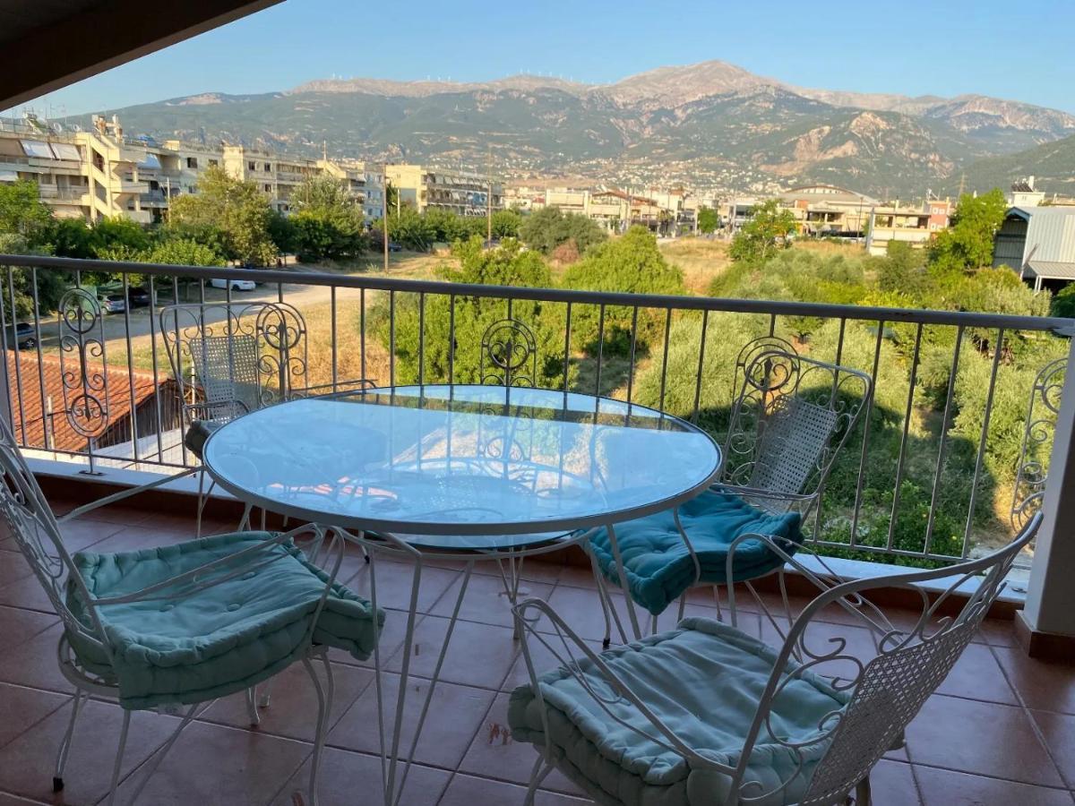 Sunny Apartment With Mountain View Patras Exteriör bild